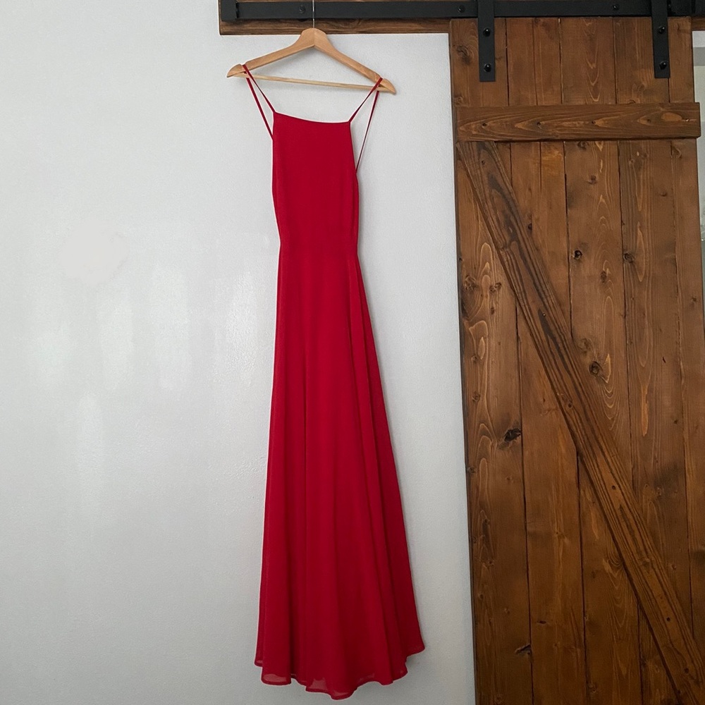 Lulus Mythical Kind of Love Red Maxi Dress